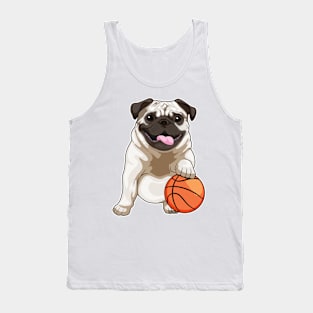 Pug Basketball player Basketball Tank Top